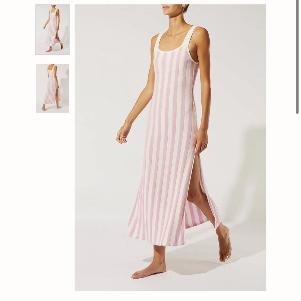 NWOT Solid & Striped The Kimberly Dress in Cotton Candy in XL - Picture 2 of 7